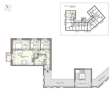 Wohnung zur Miete - Neubau nur mit Wohnberechtigungsschein 523 € 4 Zimmer 87,1 m² 1. Geschoss frei ab sofort Familie-Cohn-Str. 2 Vier Boizenburg/Elbe 19258