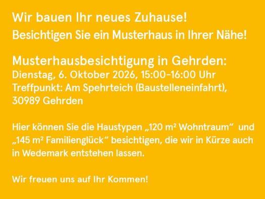 Reihenendhaus zum Kauf - Erstbezug provisionsfrei 409.990 € 5 Zimmer 145 m² 284,7 m² Grundstück frei ab 31.12.2027 Heinrich-Baumgarte-Ring 11 Mellendorf Wedemark 30900