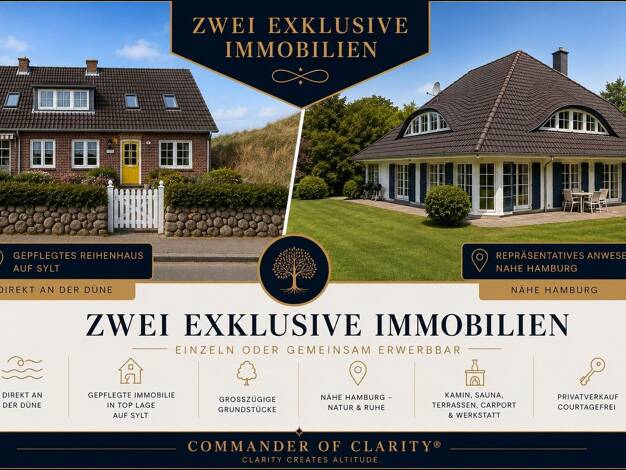 Villa zum Kauf provisionsfrei 6.990.000 € 6 Zimmer 277 m² 4.434 m² Grundstück frei ab sofort List auf Sylt 25992