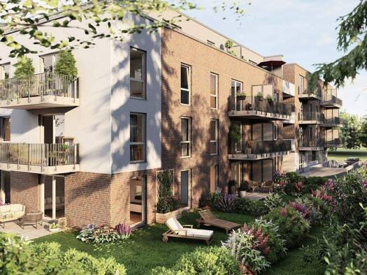 Wohnung zum Kauf - Erstbezug provisionsfrei 265.000 € 2 Zimmer 61,3 m² EG Bahnhofstraße 11-13 Henstedt-Ulzburg 24558