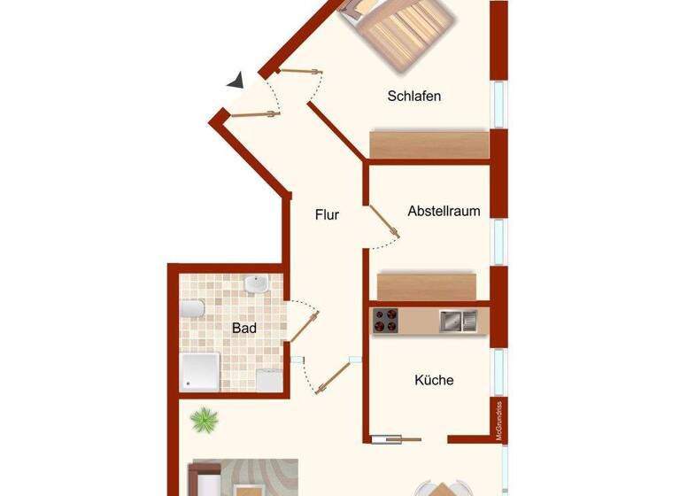 Wohnung zum Kauf 265.000 € 2 Zimmer 70 m² Bloherfelde Oldenburg 26129