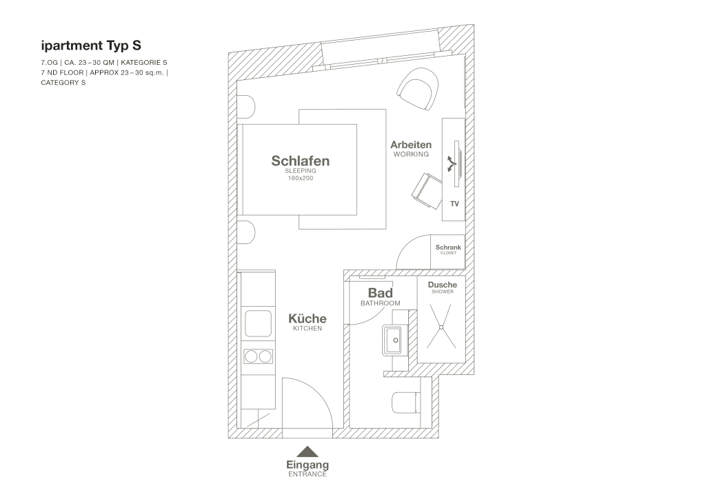 Wohnung zur Miete Wohnen auf Zeit 2.659 € 1 Zimmer 25 m²<br/>Wohnfläche 07.02.2025<br/>Verfügbarkeit Am Sandtorkai HafenCity Hamburg 20457