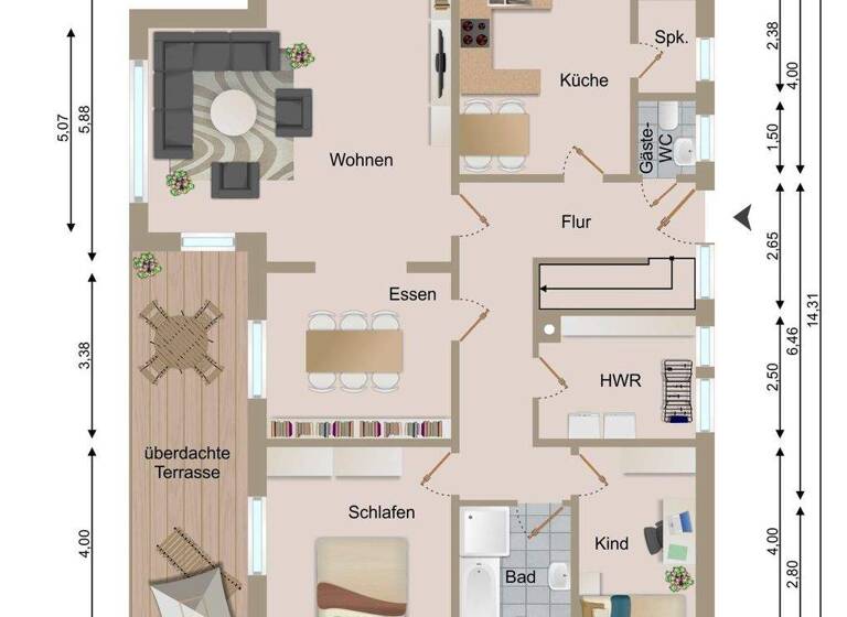 Einfamilienhaus zum Kauf 189.900 € 6 Zimmer 158 m² 1.051 m² Grundstück Linden 25791