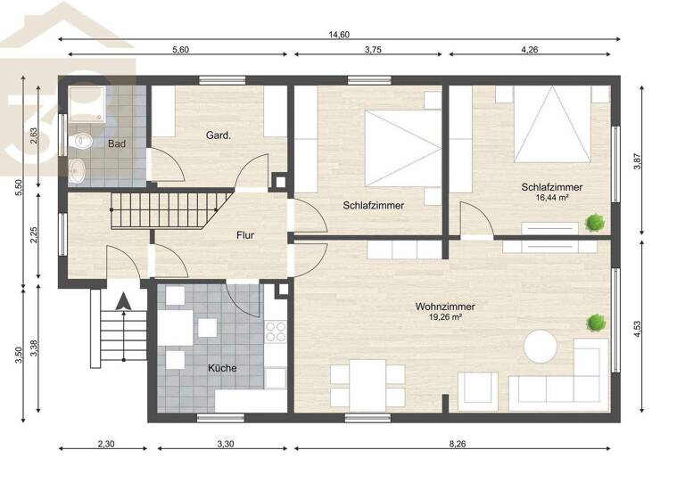 Wohnung zum Kauf 199.000 € 4 Zimmer 109 m² EG Vorsfelde Wolfsburg 38448