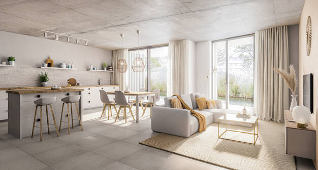 Wohnung zum Kauf - Neubau provisionsfrei 517.000 € 2 Zimmer 79 m² EG Herderstraße 4, 6, 8 West Rosenheim 83024