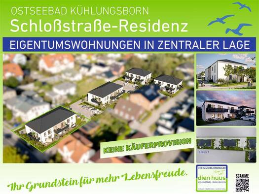 Wohnung zum Kauf - Erstbezug provisionsfrei 461.800 € 3 Zimmer 72,9 m² EG Kühlungsborn 18225