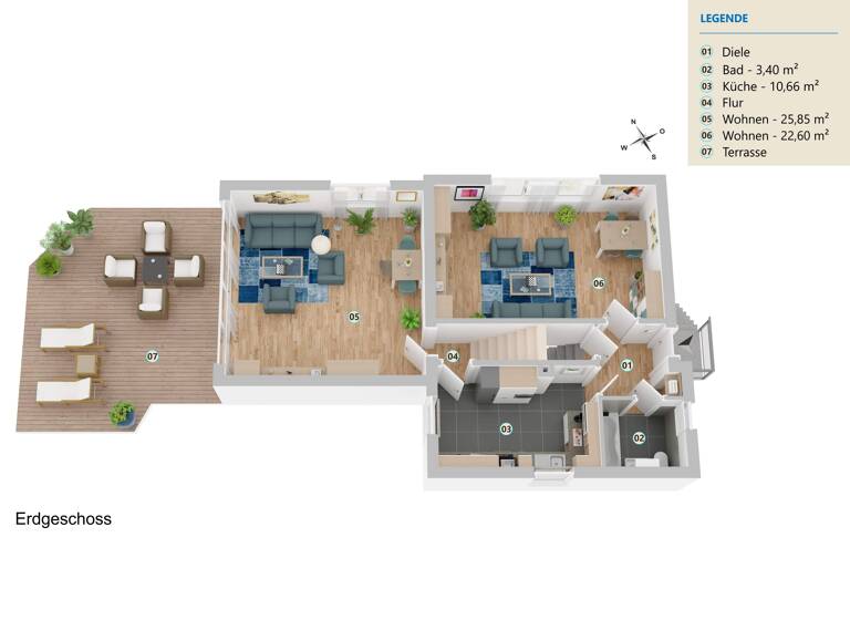 Einfamilienhaus zum Kauf 220.000 € 4 Zimmer 95 m² 903 m² Grundstück Bahnhof Ottersberg 28870