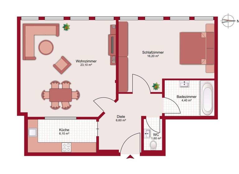 Wohnung zur Miete 627 € 2 Zimmer 57,2 m² 1. Geschoss Kufstein 6330