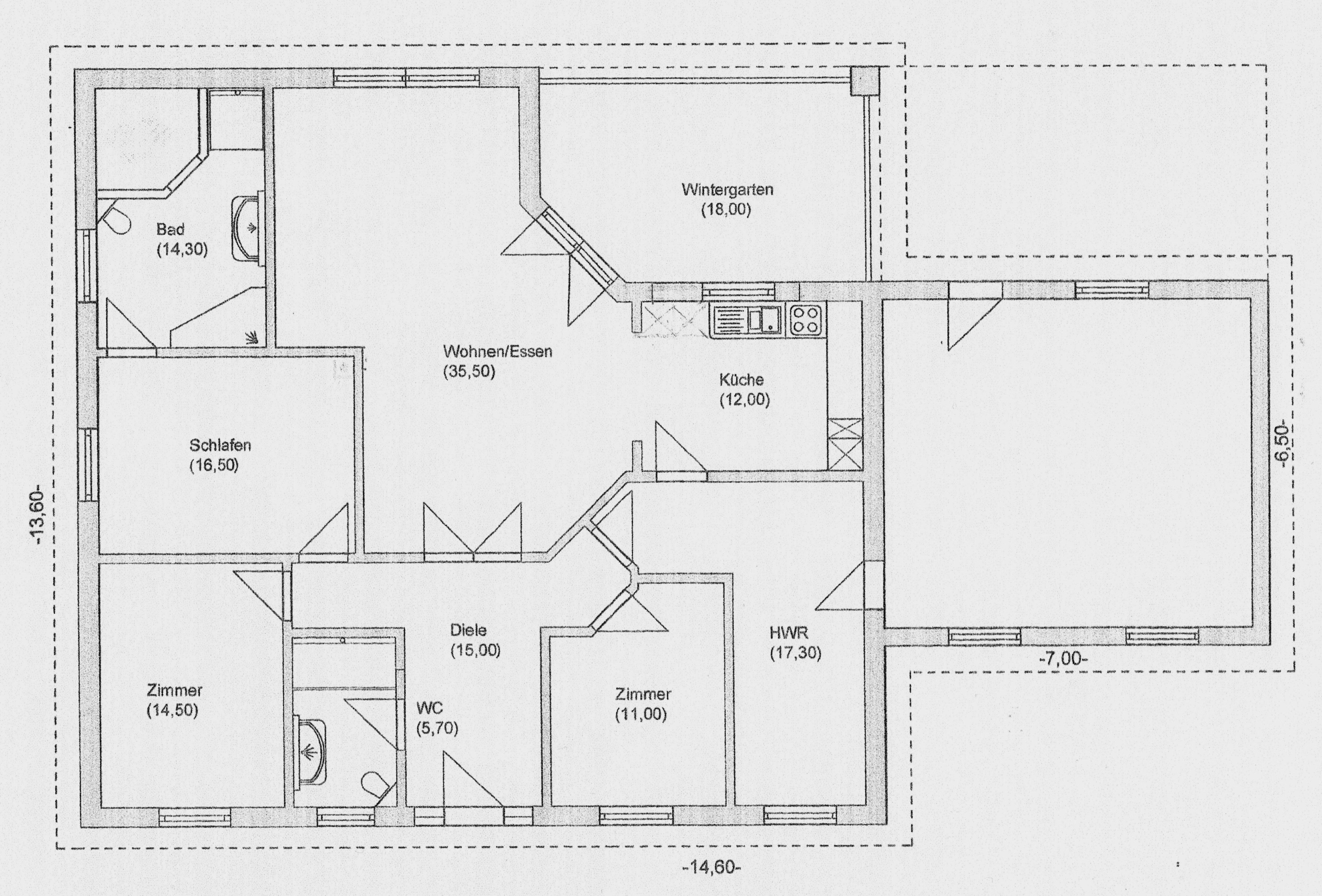 Bungalow zum Kauf 479.000 € 4 Zimmer 148 m²<br/>Wohnfläche 1.680 m²<br/>Grundstück Hohn 24806