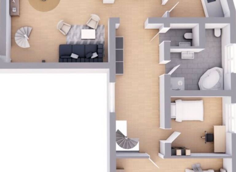 Wohnung zur Miete 1.100 € 3 Zimmer 135 m² EG frei ab sofort Löcken Waldfeucht 52525