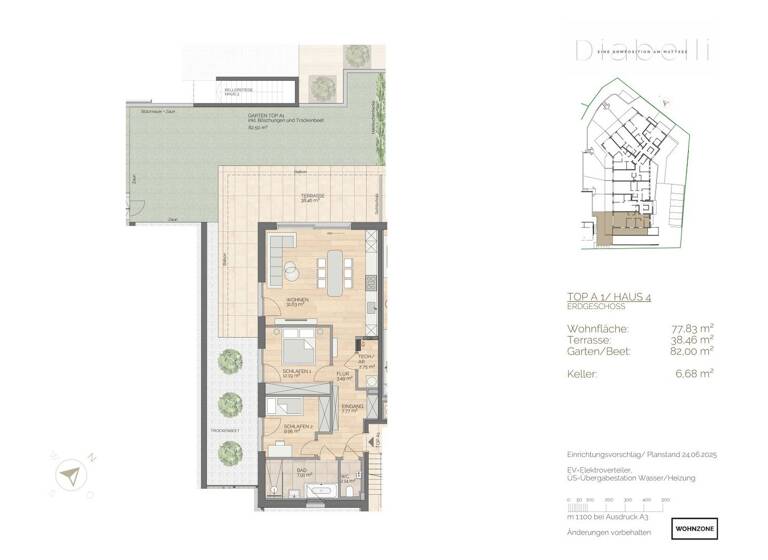 Wohnung zum Kauf - Erstbezug 667.000 € 3 Zimmer 77,8 m² EG Mattsee 5163