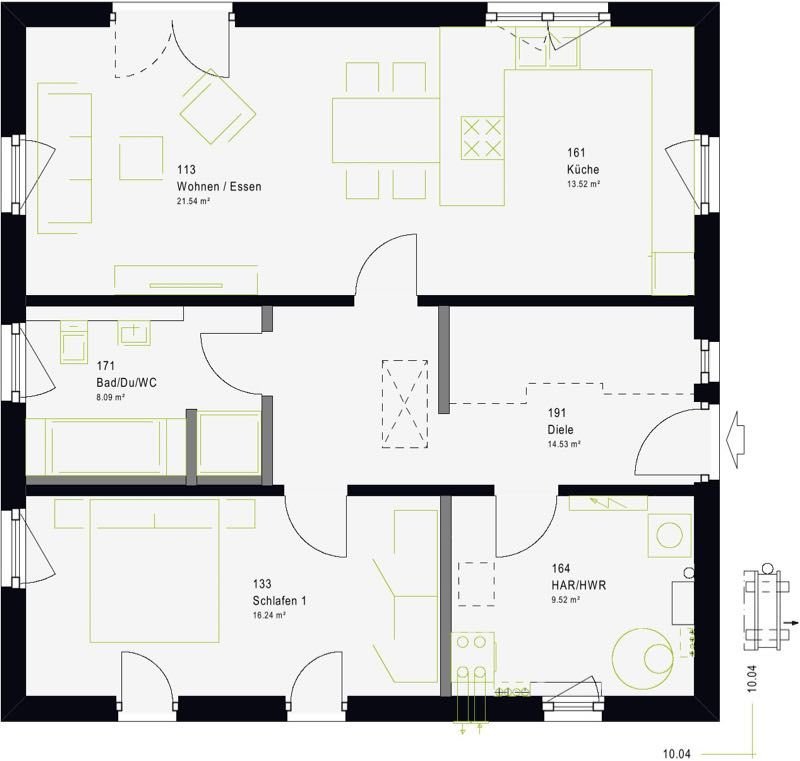 Bungalow zum Kauf provisionsfrei 169.480 € 4 Zimmer 83 m²<br/>Wohnfläche 350 m²<br/>Grundstück Schnelten Lastrup 49688