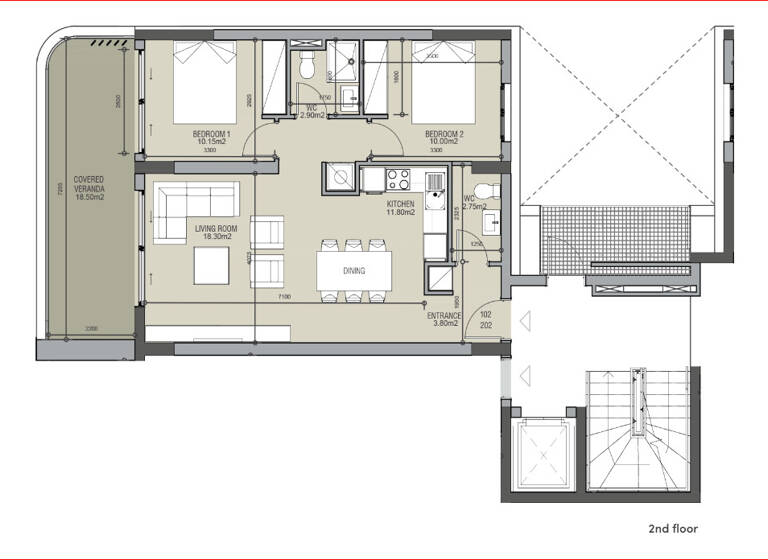 Studio zum Kauf 365.000 € 3 Zimmer 75 m² 2. Geschoss Athen
