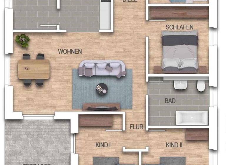 Bungalow zum Kauf 439.800 € 5 Zimmer 132 m² 660 m² Grundstück Nahe 23866