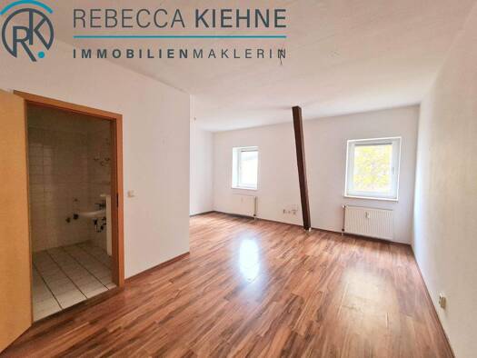 Wohnung zur Miete 280 € 1 Zimmer 27,4 m² 2. Geschoss frei ab sofort Herderstraße 12 Paulusviertel Halle 06114
