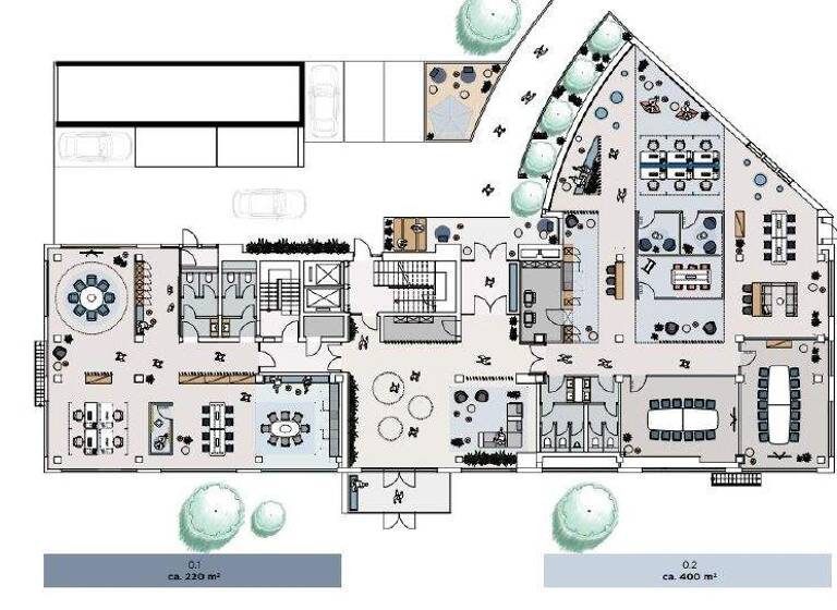 Bürofläche zur Miete provisionsfrei 25 € 1.610 m² Bürofläche teilbar ab 130 m² Westend-Süd Frankfurt am Main 60323