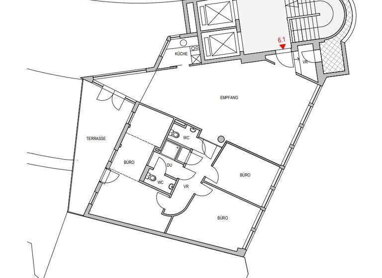 Bürofläche zur Miete 14,50 € 4 Zimmer 126,5 m² Bürofläche Nordbahnstraße 36 Wien 1020