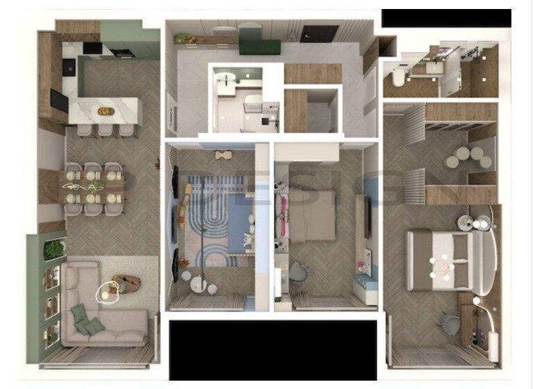 Studio zum Kauf - Erstbezug provisionsfrei 1.350 € 1 Zimmer 1 m² 2. Geschoss Burgas 8000