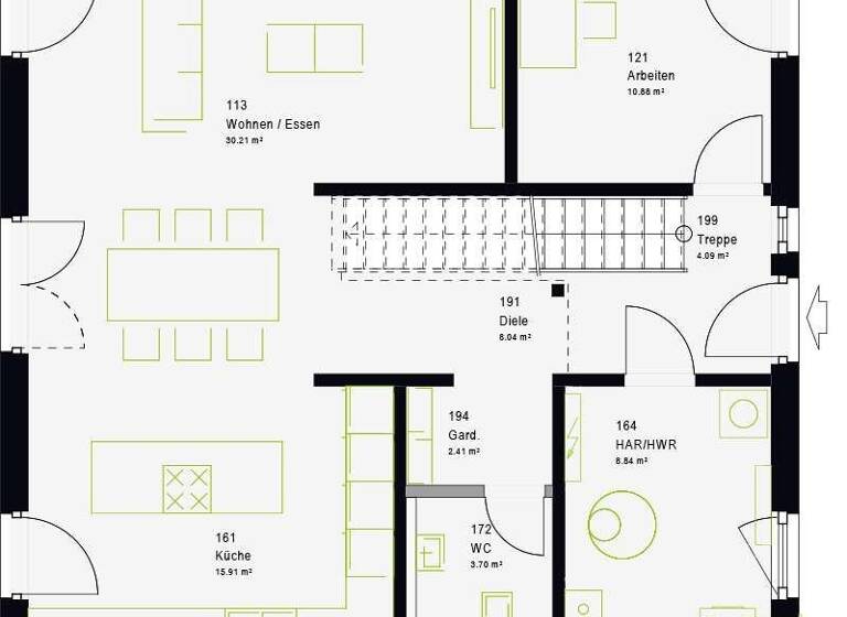 Einfamilienhaus zum Kauf provisionsfrei 495.579 € 5 Zimmer 162 m² 750 m² Grundstück Schwanewede 28790