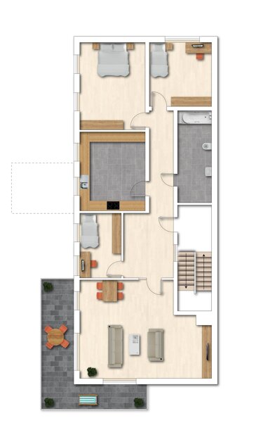 Apartment zum Kauf provisionsfrei 361.050 € 3 Zimmer 148,4 m² 1. Geschoss Holzbruckweg 2 Röttenbach Röttenbach 91187