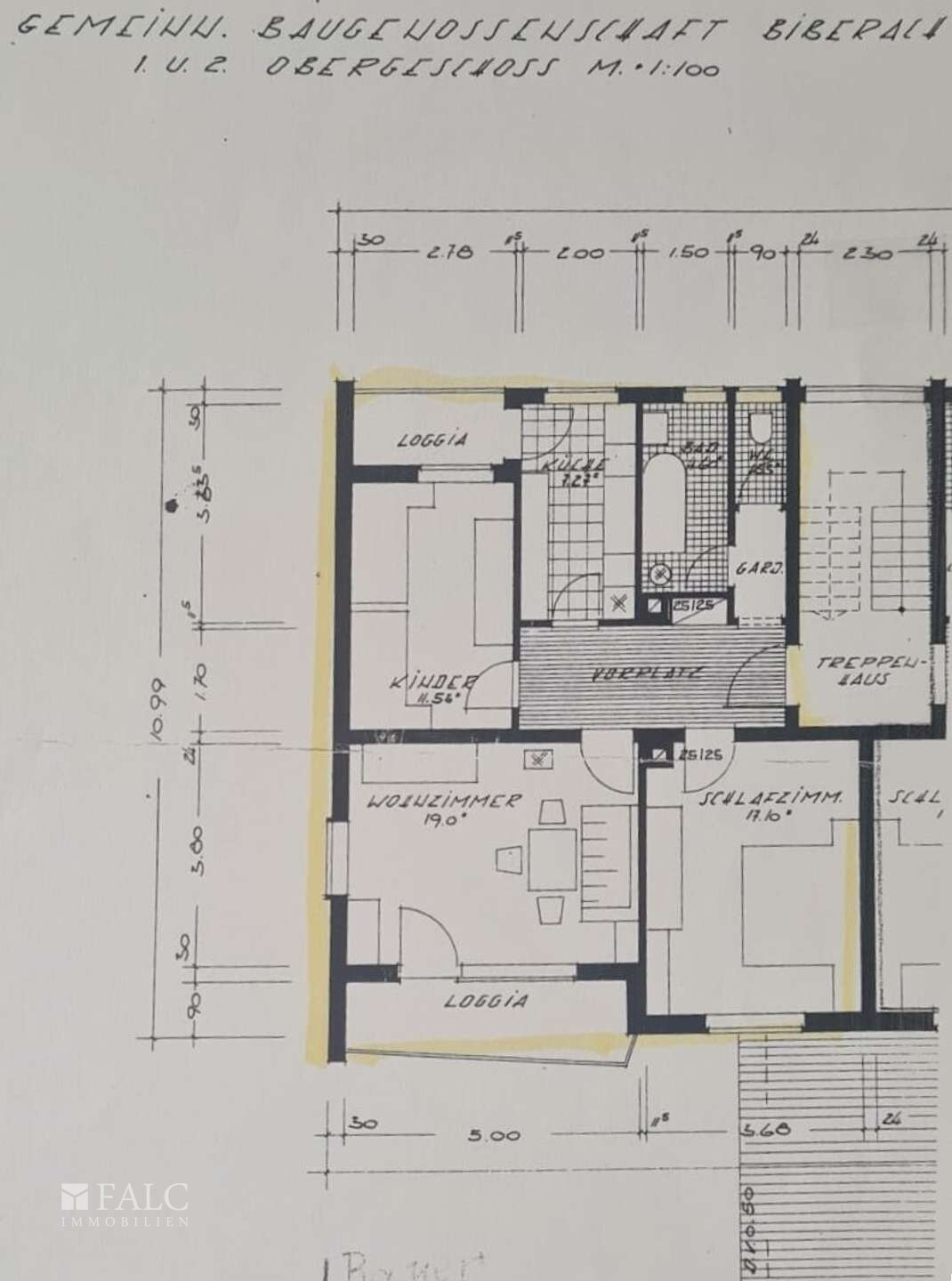 Wohnung zum Kauf provisionsfrei 209.994 € 1 Zimmer 72,3 m²<br/>Wohnfläche Kernstadt Biberach 88400