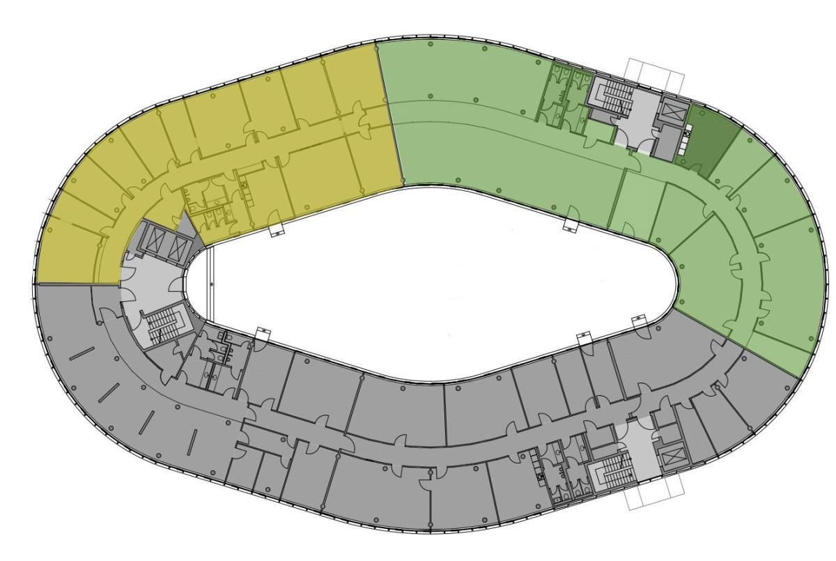 Bürofläche zur Miete provisionsfrei 13,50 € 1.434,6 m²<br/>Bürofläche ab 383 m²<br/>Teilbarkeit Schifferstr. 166 Kasslerfeld Duisburg 47059