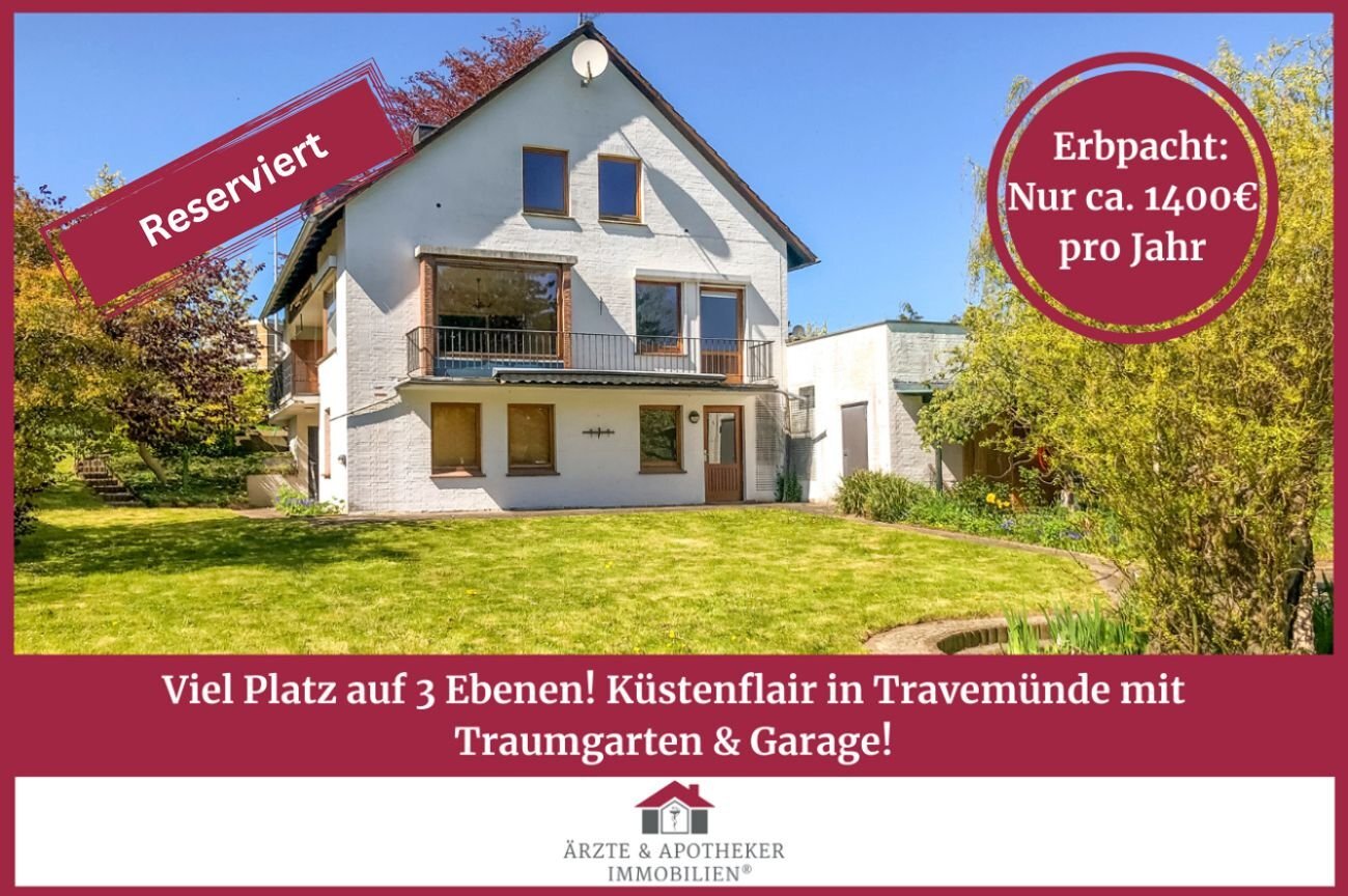 Mehrfamilienhaus zum Kauf 429.000 € 7 Zimmer 176 m²<br/>Wohnfläche 841 m²<br/>Grundstück Alt-Travemünde / Rönnau Lübeck / Travemünde 23570