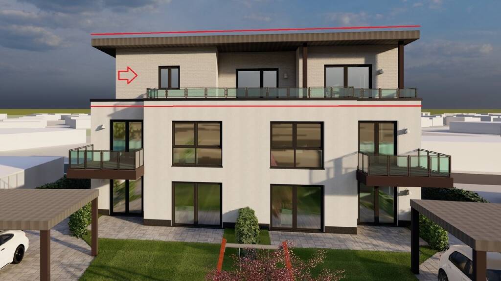 Penthouse zum Kauf - Erstbezug provisionsfrei 537.000 € 4 Zimmer 143 m² 2. Geschoss Horhausen 56593