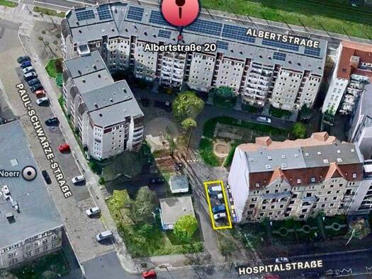 Außenstellplatz zur Miete provisionsfrei 61 € Albertstraße 20 Innere Neustadt Dresden 01097