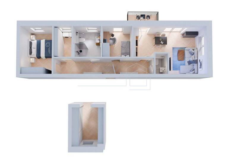 Wohnung zur Miete 710 € 3 Zimmer 70,8 m² 1. Geschoss Plankorth Bawinkel 49844