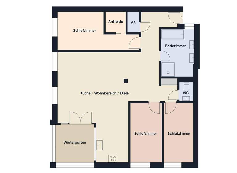 Wohnung zum Kauf 4 Zimmer 92,2 m² 1. Geschoss Landstraße 38 Bregenz 6900
