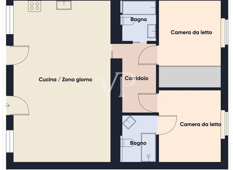 Wohnung zur Miete 2.500 € 3 Zimmer 80 m² 3. Geschoss frei ab 01.06.2026 Via Altaguardia 17 Milano 20135
