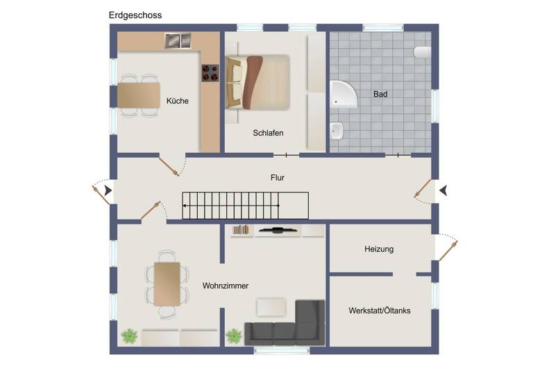 Einfamilienhaus zum Kauf 149.500 € 6 Zimmer 160 m² 1.868 m² Grundstück Hamelwörden Wischhafen 21737