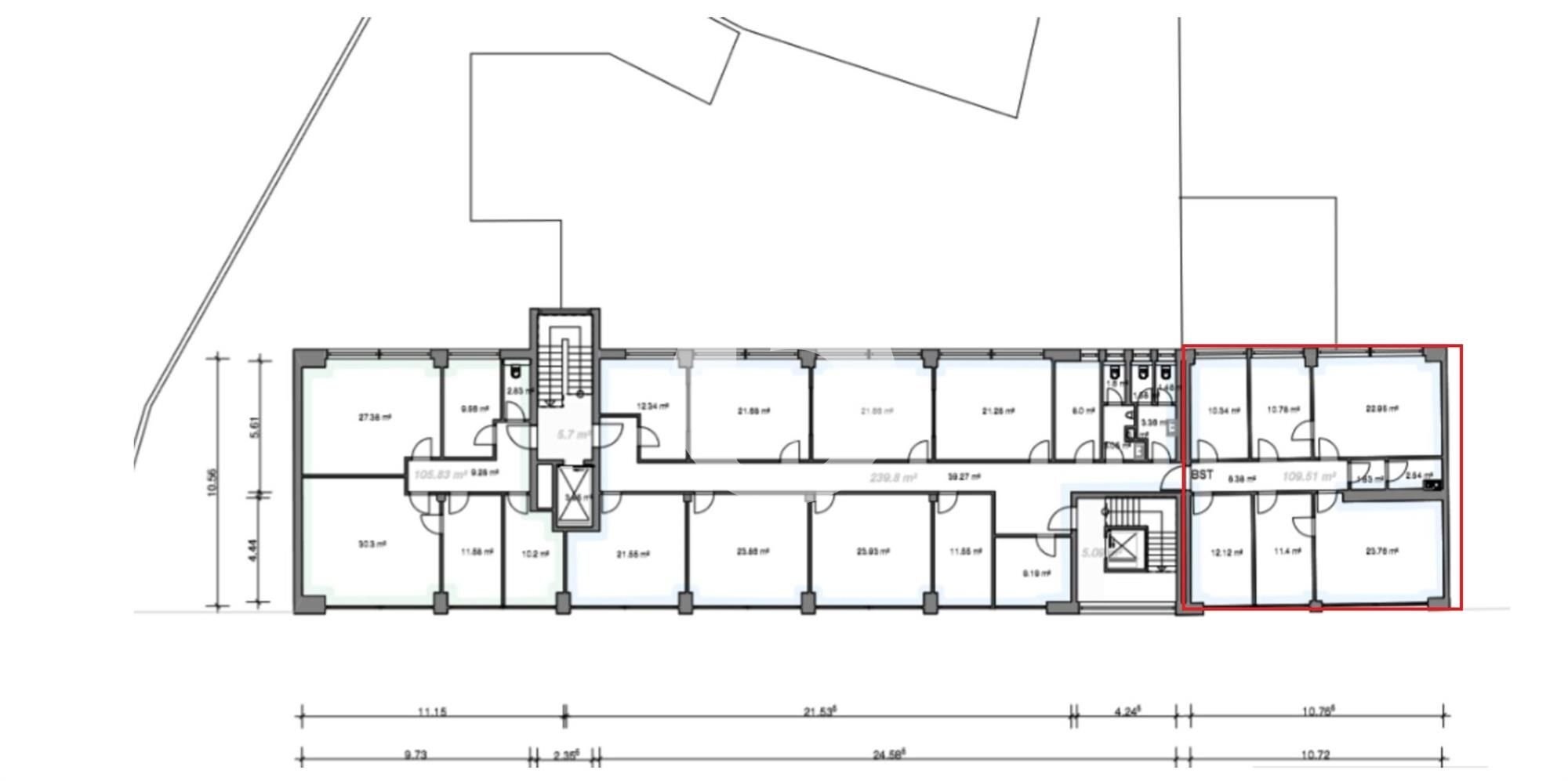 Bürofläche zur Miete 20 € 170 m²<br/>Bürofläche ab 170 m²<br/>Teilbarkeit Eschersheim Frankfurt am Main 60431