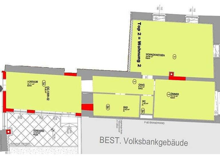 Wohnung zur Miete 650 € 76,4 m² Grätzl 5/8 Eggenburg 3730