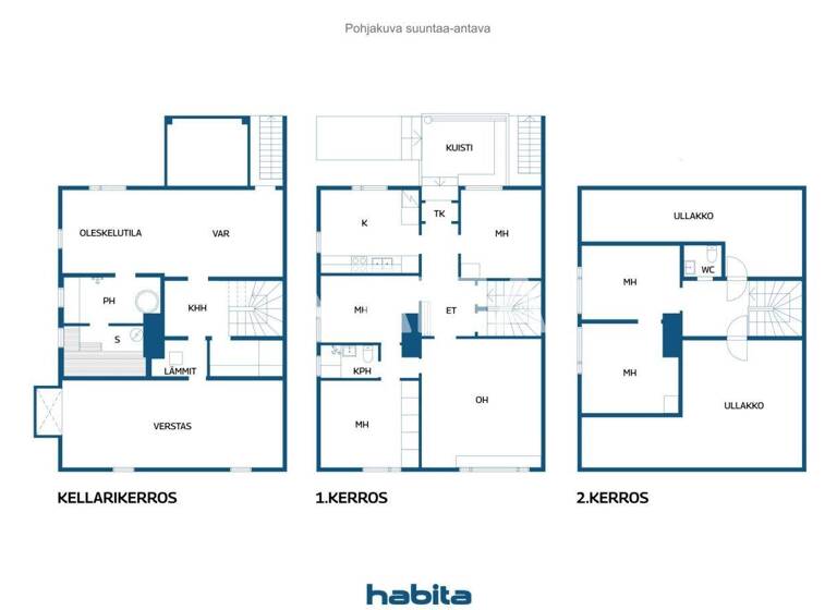 Doppelhaushälfte zum Kauf 119.000 € 6 Zimmer 97 m² 444 m² Grundstück Kesätie 27 Oulu 90530