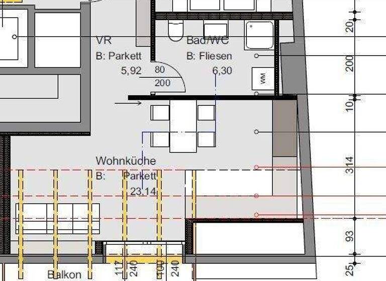 Wohnung zur Miete 590 € 2 Zimmer 60 m² Bad Schallerbach 4701