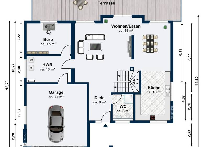 Villa zum Kauf 1.280.000 € 6 Zimmer 211 m² 1.005 m² Grundstück Podelzig 15326