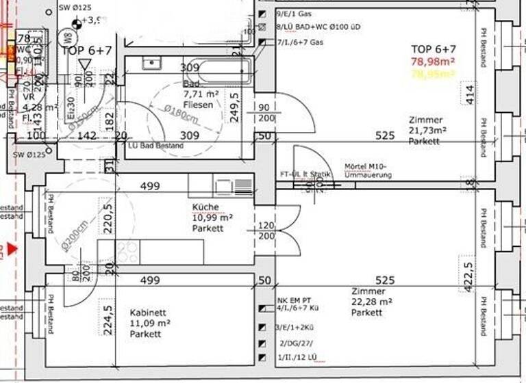 Wohnung zum Kauf 189.000 € 3 Zimmer 79 m² Wien 1150