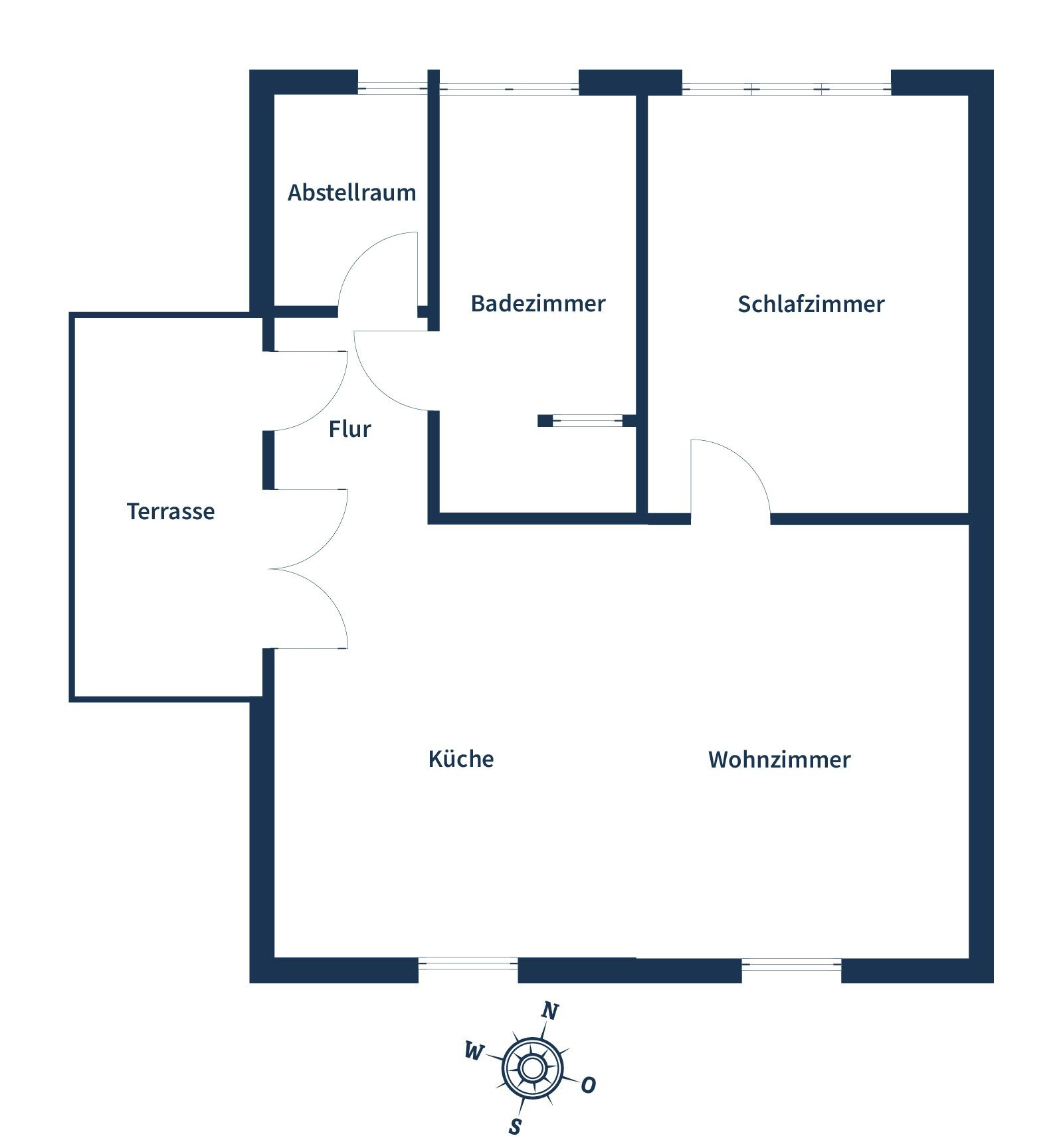 Wohnung zum Kauf 235.000 € 2 Zimmer 58,9 m²<br/>Wohnfläche EG<br/>Geschoss Glems Metzingen - Glems 72555