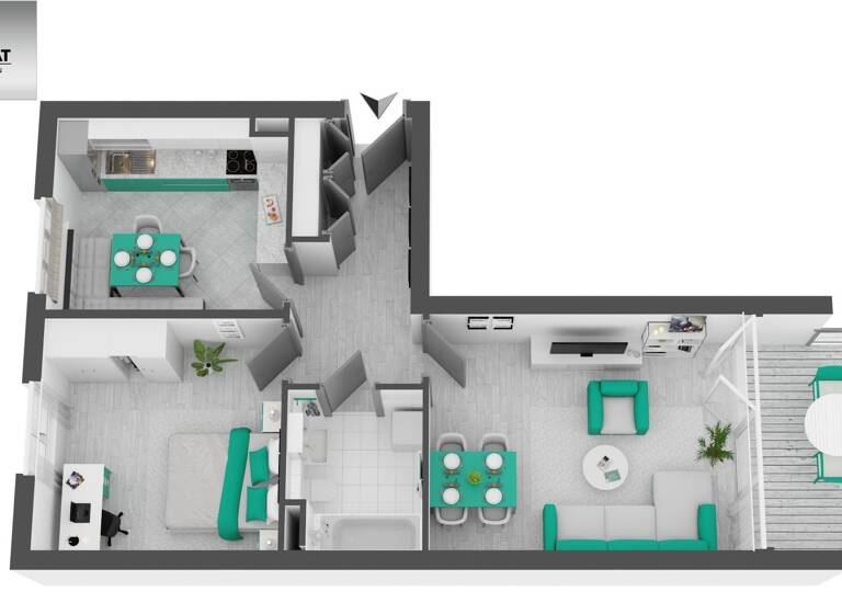 Wohnung zum Kauf 300.000 € 2 Zimmer 63 m²<br/>Wohnfläche 4.<br/>Geschoss Friedrichshain Berlin 10249
