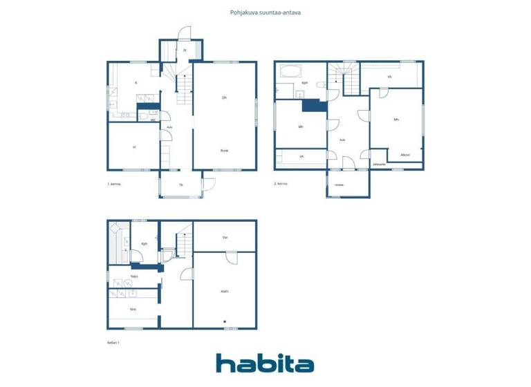 Einfamilienhaus zum Kauf 270.000 € 4 Zimmer 157 m² 4.828 m² Grundstück Torpantie 8 Korsholm 65610