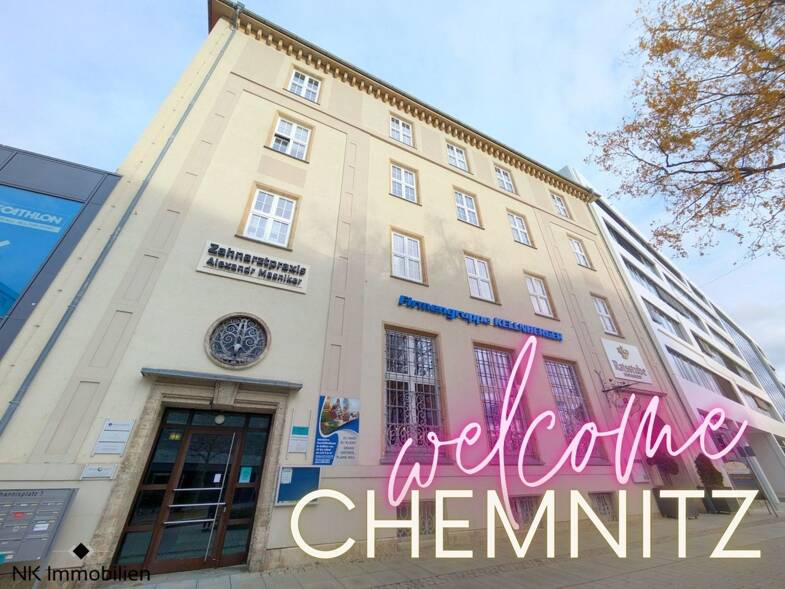Wohnung zur Miete 474 € 2 Zimmer 69,6 m² 4. Geschoss Johannispl. 1 Zentrum 015 Chemnitz 09111