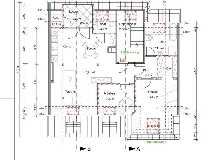 Wohnung zum Kauf 425.000 € 3 Zimmer 85 m² 5. Geschoss Exerzierplatz Kiel 24103
