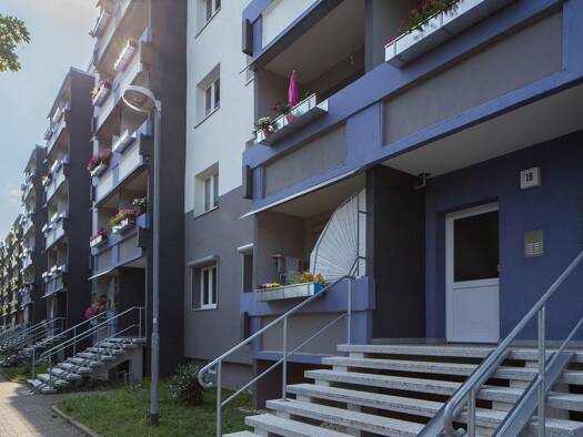 Wohnung zur Miete 387 € 3 Zimmer 57,2 m² 5. Geschoss Waldmeisterstraße 15 Heide Nord West 06120