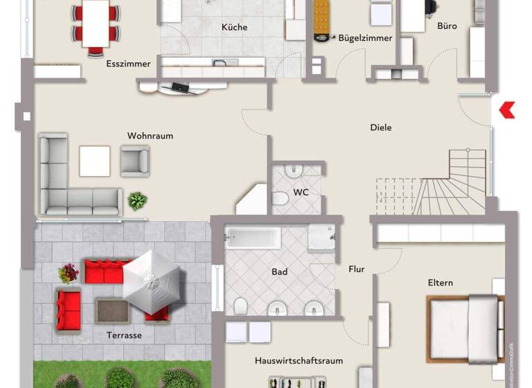 Einfamilienhaus zum Kauf 399.000 € 9 Zimmer 125,4 m² 885 m² Grundstück Gronau 48599