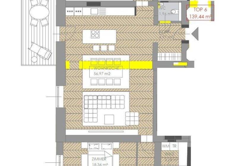 Wohnung zum Kauf 950.000 € 4 Zimmer 139,4 m² 1. Geschoss Vinzenz-Heß-Gasse 14 Wien 1130