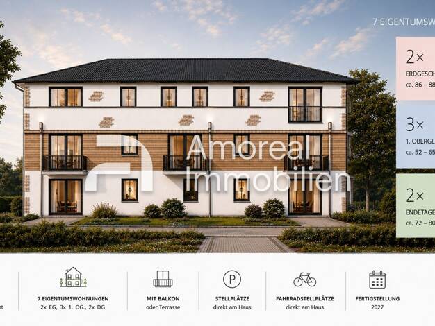Mehrfamilienhaus zum Kauf - Erstbezug 2.500.000 € 16 Zimmer 509,7 m² 872 m² Grundstück Garstedt Norderstedt 22848