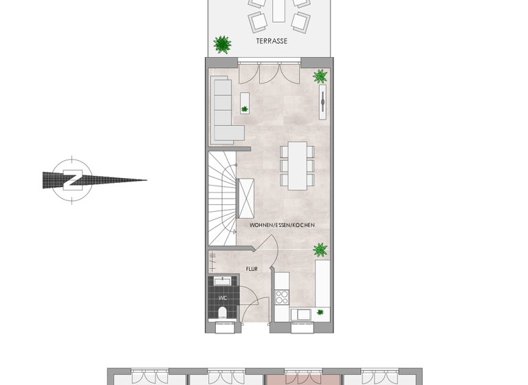 Reihenmittelhaus zum Kauf - Erstbezug provisionsfrei 731.000 € 3 Zimmer 100,6 m² 100 m² Grundstück frei ab 01.02.2027 Friedrichshofen Ingolstadt 85049