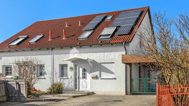 Doppelhaushälfte zum Kauf 350.000 € 5 Zimmer 125 m² 294 m² Grundstück Gütz Landsberg 06188